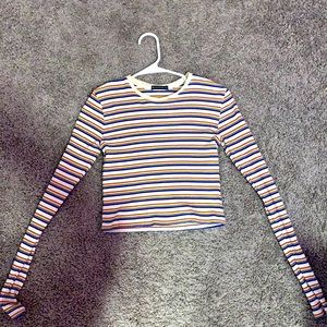 Long Sleeve Stiped Top